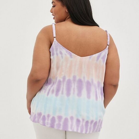 Torrid Swing Cami Crinkle Gauze Fabric Tie Dye Size 1XL - Picture 5 of 5